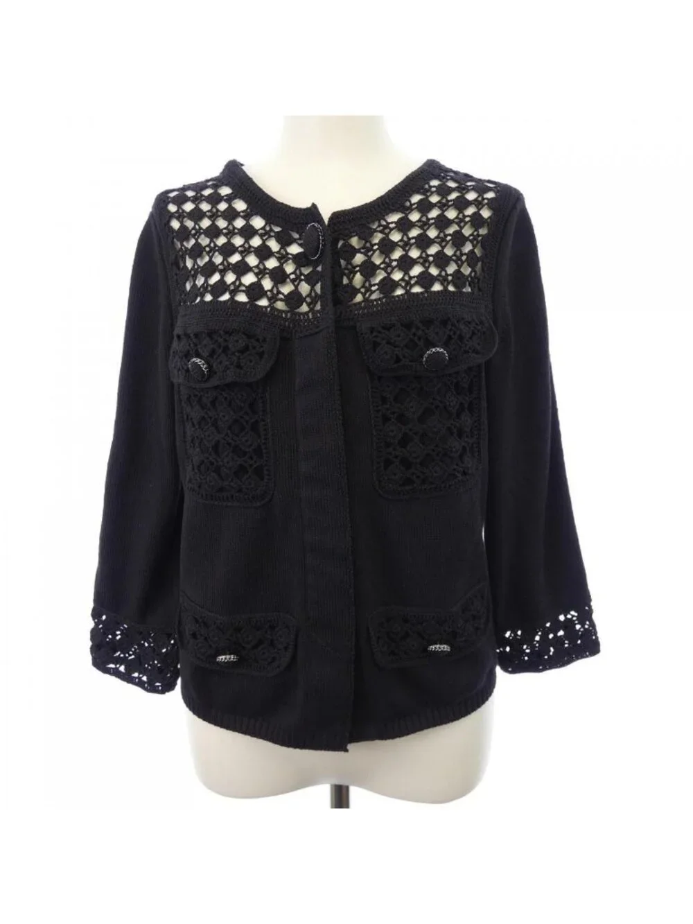 Chanel 06P Vintage Cardigan Black